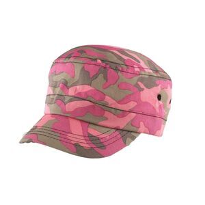 Result Headwear Unisex Adult Urban Camo Baseball Cap / Pink